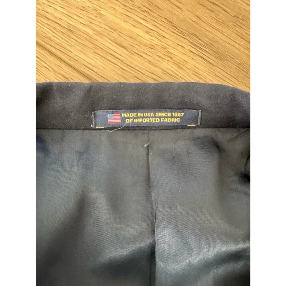 Hart Schaffner Marx Classic Navy Two-Button Sport Coat - 4RL